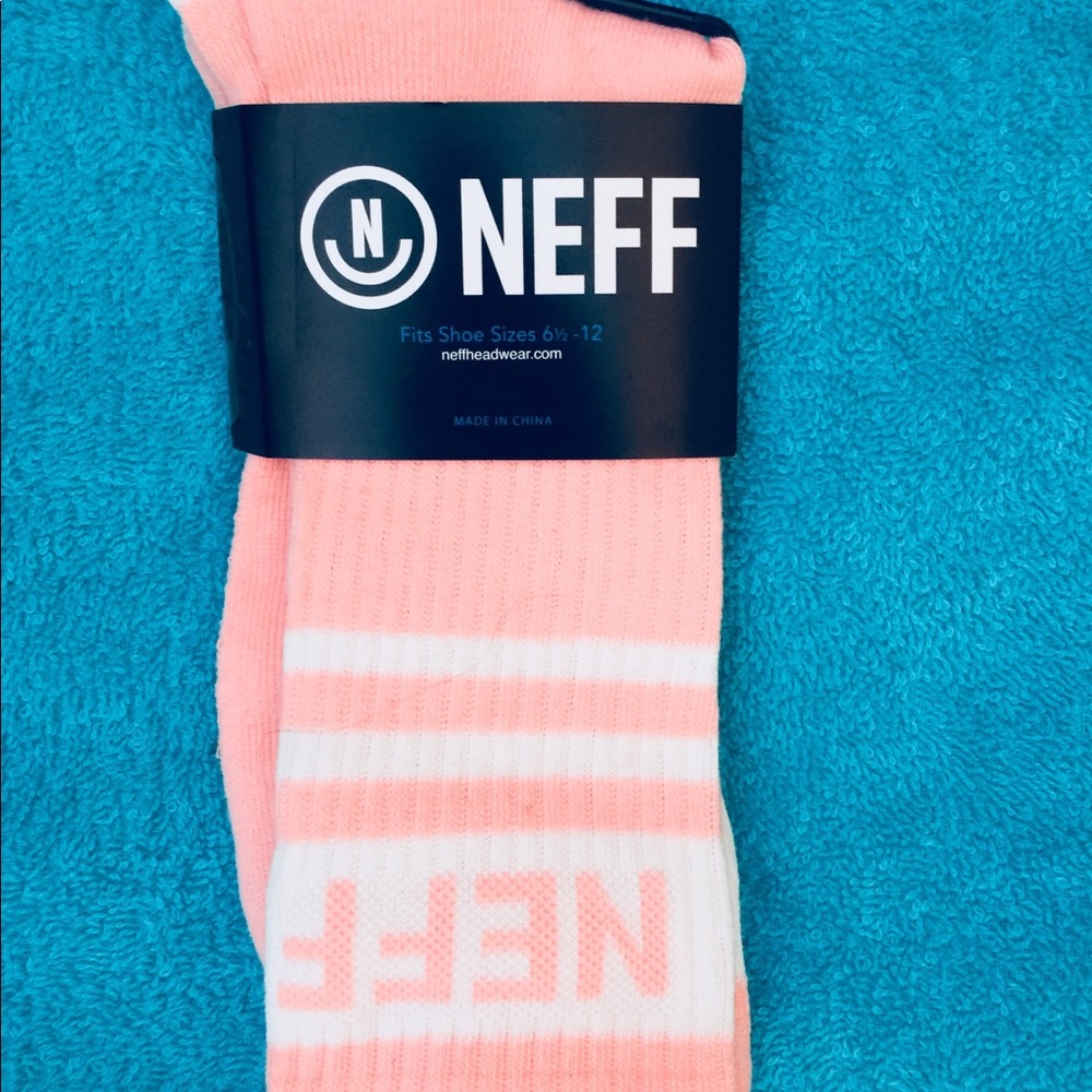 Neff Pink Socks